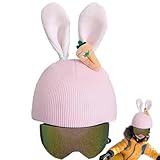 Skihelm-Überzug, gestrickter Schutzbezug für Snowboardhelm, Winter-Kopfbedeckung für Damen, Herren, Kinder, Jugendliche, Erwachsene