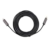 BONKZEBU Glasfaser-HD-Kabel, 32,8 Fuß, Unidirektionales 48-Gbit/s-Kabel, Unterstützt 8K 60 Hz 4K 240 Hz HDR EARC 3D für PC Laptop