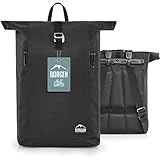 Borgen Fahrrad Lifestyle Tasche für Gepäckträger mit herausnehmbarer Laptoptasche- Verwendbar als Gepäckträgertasche, Fahrradtasche, Umhängetasche, Alltagstasche 28 Liter