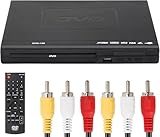 NCONCO DVD Player, DVD Player VCD Player für TV mit AV Kabel, CD Player USB Multifunktions- Player mit Fernbedienung für Heimstereoanlage