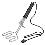 Skyflame Elektrischer Kohleanzünder 600W - BBQ Grillanzünder für Outdoor Grill, Smoker und Kamin, Feuerstarter Werkzeug schnell & einfach Kohlen Briketts entzünden