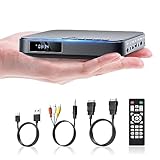 Mini DVD Player, DESOBRY DVD Player für TV, HD 1080P DVD Player HDMI mit allen Regionen, USB/TF-Karteneingang, Fernbedienung, unterstützt PAL/NTSC