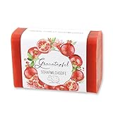 Florex Schafmilchseife Granatapfel 100g - einzigartige Augenblicke mit Papierschleife