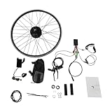Elektrofahrrad-Umbausatz, 36 V, 250 W, Elektrofahrrad-Set mit Motor und LCD-Display, Fahrrad-Scooter, bürstenloser und getriebeloser Motor für Fahrräder mit 28, 29 Zoll, 700C