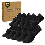 TUUHAW Sneaker Socken Damen 39-42 Schwarz Füsslinge Herren 39-42 Baumwolle Füßlinge Damen 39-42 No Show Socks Women Sportsocken Herren Schwarze