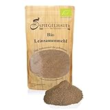 Bäckerei Spiegelhauer Bio Leinsamenmehl teilentölt 1 kg EU Anbau Leinmehl vegan low Carb