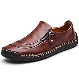 Herren Mokassins Business Schuhe Slip On Loafers Freizeit Schuhe Handgemachte Weiche Flacher Lederschuhe Walk Derbys Oxford…