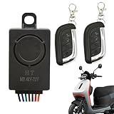 Diebstahlschutz gegen Motorroller-Alarm, Bewegungsmelder, kompakte Lautsprechereinheit | Alarmanlage für Elektrofahrzeuge, Motorradschutz 48 V – 72 V, Sé