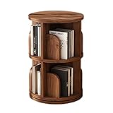 Kinder-Bücherregal Massivholz 360° drehbares Bilderbuchregal Bodenecke Zeitschriftenständer Bücherregal Wohnzimmer Runder Couchtisch (Größe: 39x99cm)