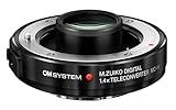 OM System M.Zuiko Digital 1.4X Teleconverter MC‑14 für M.Zuiko Digital ED 40‑150mm PRO F2.8 & Olympus M.Zuiko Digital ED 300mm F4 PRO, schwarz