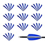 Fiita 50 Pcs 4 Zoll Bogenschießen Pfeil Fletching Türkei Feder Fletching Rechte Flügel Feder Echte Pfeil Schaufeln für Jagdpfeil Zubehör DIY Bogenschießen