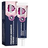 Secure Prothesenkleber, Secure Prothesencreme - 40g Prothesenpflegecreme,Haftcreme, extra starker Halt für Ober-, Unter- oder Teilpartien, ganztägiger Halt