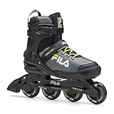 FILA Inline Skates Helix, Inliner für Herren, Rollerskates, gelb (43)