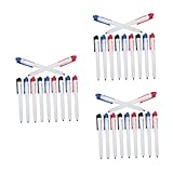 Housoutil 3 Sätze Whiteboard -marker Planke Bußgeld Markierungen Tafel Löschen Block Dünn Trocken Abwischbare Stifte Für Das Klassenzimmer Tafelmarker Whiteboard-stifte Plastik 12 Stück * 3