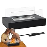 Feuerstelle für den Innenbereich, Tischfeuerstelle, Feuerstelle für den Innenbereich, Tischkamin, Tischfeuerstelle für den Außenbereich – Winddichte Feuerstelle für den Innenbereich aus Edelst