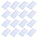 TOGEVAL 14 Blatt Monatsplaner Nachfüllpapier Ringbuch Einlagen pro Buch Budget Tracker und Wochen-mahlzeitenplaner Nachfüllbare Terminplaner Einlagen für Büro und Zuhause