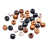 YIZITU Synthetische Kunstlocken, geflochtene Haarverlängerung, modische Dreadlock-Häkel-Zöpfe für Zöpfe und Dreadlock-Styling, handgefertigte Haarperlen