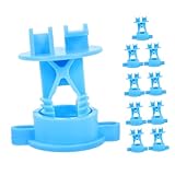 VICASKY 10Stücke Electric Fence Wire Insulators Durable Farm Accessories for Secure Fencing