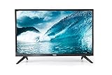 Xoro HTL 2477 60 cm (23.6 Zoll) SmartTV HD Fernseher mit integriertem HD Triple Tuner (DVB-S2/T2/C), HbbTV, H.265/HEVC-Decoder und Mediaplayer, 12V DC, schwarz