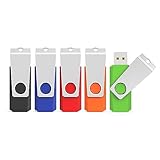 KEXIN USB Stick 3.0 64GB Speicherstick 5 Stück USB Sticks Mehrfarbig 5 Set Flash-Laufwerk (64GB, USB3.0, 5er Pack, Rot,Grün,Schwarz,Blau,Orange)