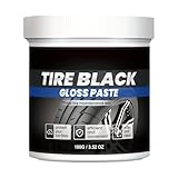 Reifenreinigerpaste - Reifenschwarzes Wachs | 100 g Reifen Glanz Finish Wachs, effektiv