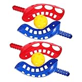 Toyvian 2 Sets Scoop-Ball-Spiel Scoop-Ball-Wurf-Set Sport-Wurf-Fang-Spiel Spielzeug Schlägerspiel Kinder-Partyausrüstung Im Freien Für Rasen Camping Strand Hof