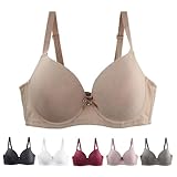 Blitzangebote Angebote des Tages Heute BH Damen Mit Bügel Frauen Spitzen Leicht Bequemer T-Shirt BH Set Vollschalen Push Up Große Brüste Minimizer Bralette Klassische Sale Bekleidung