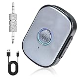 Bluetooth Aux Adapter, Bluetooth Musik Receiver Empfänger, 5.3 Empfänger Musik Adapter, Mini Audioempfänger, Plug and Play Audio-Empfängers für TV PC Kopfhörer Auto/CD