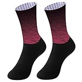 KMayVIEW Km rutschfeste, nahtlose Fahrradsocken, integrierte Formung, High-Tech-Fahrradsocken, Kompression, Fahrrad, Outdoor, Laufen, Sport, armee-grün, 39-45