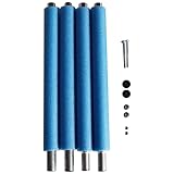 Trampolinstangen mit Schaumstoffhülle, 6 Fuß 4 Abschnitte Trampolin-Ersatzstangen, Anti-Kollisions-Ersatzteile, zur Verbesserung der Sicherheit im Freien