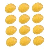 minkissy 1 Satz Seidenkugel Filethäkelgarn Seidenfäden Deep Cleaning Scincare Natürlicher Seidenball Entferner Gesichtsreinigungspeeling Reinigende Gesichtsseidenraupenkugel Yellow 12 Stück