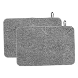 Saunakissen aus weichem Filz - saugstarkes Doppelschichtdesign, Wärmeschutz für die Haut, hygienisches, schnell trocknendes Material | ideale Bankauflage für den heimischen Spa, Spas