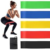 5 Fitnessbänder für effektives Training, Variable Widerstandsstufen, 60x5x0.1 cm, Ideal für Kraftaufbau und Rehabilitation