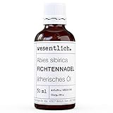 wesentlich. Fichtennadelöl - ätherisches Öl - 100% naturrein (Glasflasche) - u.a. für Duftlampe und Diffuser (50ml)