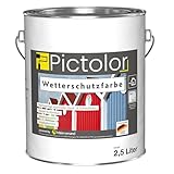 Pictolor® Wetterschutzfarbe (Weiß, 2,5 Liter)