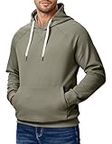 JMIERR Herren Hoodie Kapuzenpullover Sweatshirt Casual Hoody Langarm Pullover Männer Kapuzenjacke Kordelzug mit Tasche Grün M
