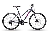 HEAD Damen I-Peak I Crossbike, Grau matt/pink, 54 cm