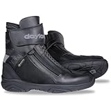 Daytona Arrow Vent GTX Motorradstiefel Herren Schwarz Wasserdicht Leder Kurz 45