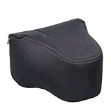 NZBZMBTTVF Leichte Neopren-Kameratasche, passend for Canon EOS R8 R10 Rebel T7 T6 T6i, passend for Nikon Z50 Z6 Z7 D3300 D3400 D5300, passend for Sony FX30 FX3 A1 A7R IV A7 III A7S III, passend for Fu