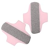 VICASKY Waschbare Baumwoll Wochenbetteinlagen 2 Stück pack Dünne Wiederverwendbare Inkontinenz Einlagen für Frauen nach Geburt Auslaufsicher und Unsichtbar Atmungsaktive Damenhygiene