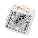 Spülmaschinenkorb, Teelöffel-Aufbewahrungsbehälter, hitzebeständig, spülmaschinenfest, kompaktes Design, mehrere Fächer, Besteckkorb für Küche, Zuhause, 18 x 18 x 2,3 cm