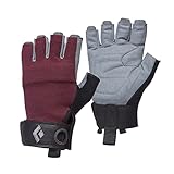 Black Diamond Women's Crag Half-Finger Gloves Kletter-Handschuhe, Bordeaux, Extra Small