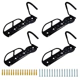 CCLIFE Fahrrad Wandhalterung 4er Fahrradhalterung Wand MAX.35kg Fahrradhalter Aufhängung