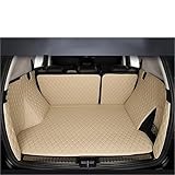 Für Q3 2017 2016 2015 2014 2013 2012 2011 Für Spezielle Full Set Auto Stamm Matten Für Cargo-Liner Boot Teppiche Kofferraum Schutzmatte(BeigeL)