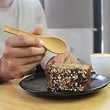 Essbare Löffel – 3 Sorten: Vanille, Schokolade, Salzig – Nachhaltige Keks-Löffel, plastikfrei (Vanille)