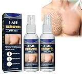 Hair Off Haarentferner Spray, Enthaarungscreme Intimbereich, Haarentfernung Schaum, Natural Permanent Hair Removal Spray, Schmerzfreie Spray Haarentfernung, Verlangsamt das Haarwachstum (Herren)