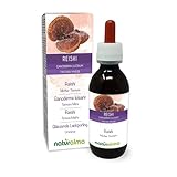 Glänzende Lackporling oder Reishi (Ganoderma lucidum) Pilz Alkoholfreier Urtinktur Naturalma - Flüssig-Extrakt Tropfen 120 ml - Nahrungsergänzungsmittel - Veganer