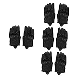 SOLUSTRE 4 Paare Stylische Handschuhe Outdoor-Handschuh warme Handschuhe fahrradhandschuhe Reithandschuhe Turnhandschuhe Laufhandschuhe Warme Unisex-Handschuhe Motorradhandschuhe Leder