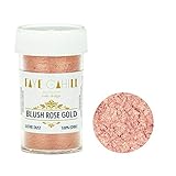 Faye Cahill Blush Rose Gold 50 g Bulk Dose Luxus 100% essbarer Glanz Staub Zuckerguss Farbe