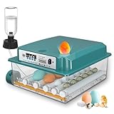 CoInceptus Brutautomat Vollautomatisch, Inkubator Hühner 12-16 Eier mit Automatischem Eierwenden und Automatischer Wasserzugabe, Brutkasten Hühner für Hühnereier, Wachtel und Enteneier